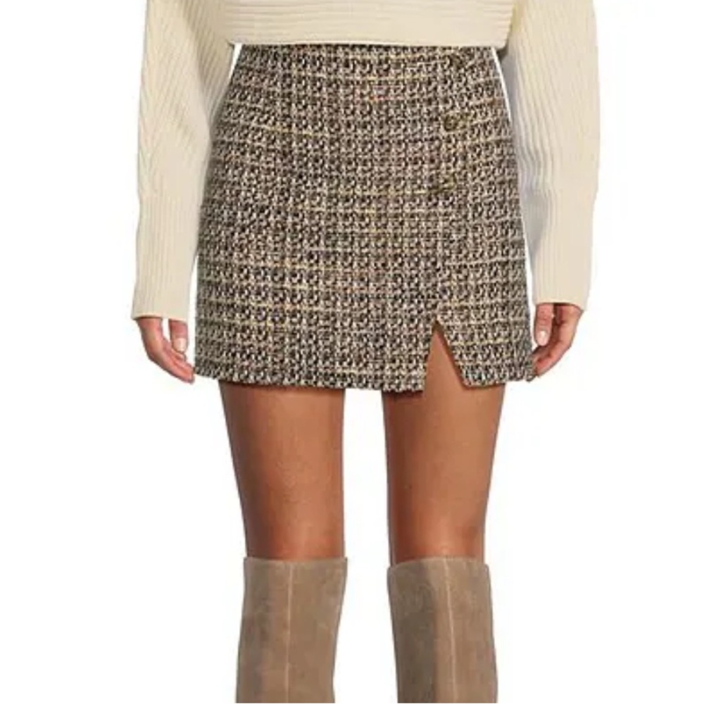 Gianni Bini Tweed Mini Skirt (4)